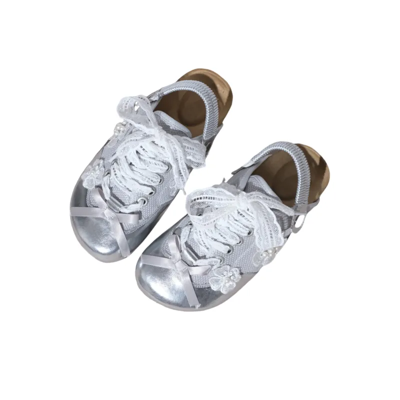 EYGPAP Rubber Sole Abrasion Resistant Slip Resistant Closed Toe Slippers Women's-10