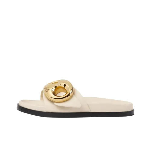 GUCCI Marina Slide Slippers Women's White