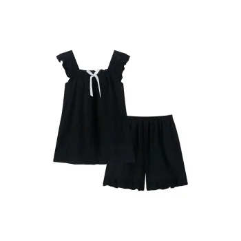 YUZHAOLIN Pajama Set Women's Black