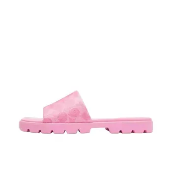 COACH Slide Slippers Women's Bright Pink