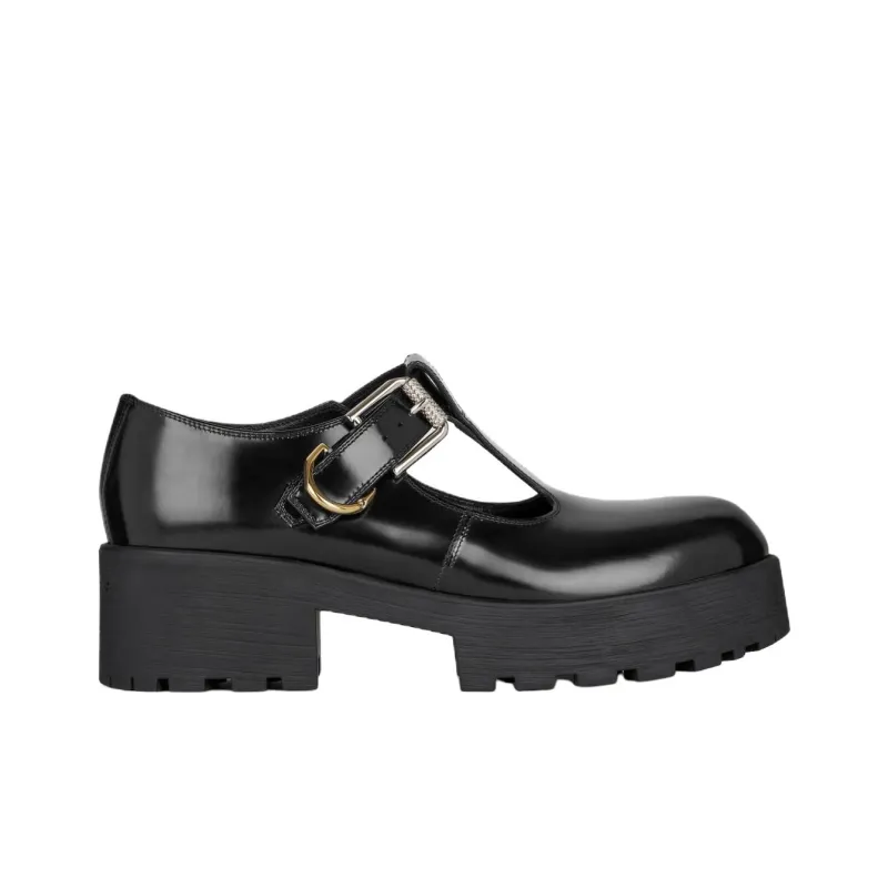Givenchy Voyou Loafers 5.5cm Women's Black-1