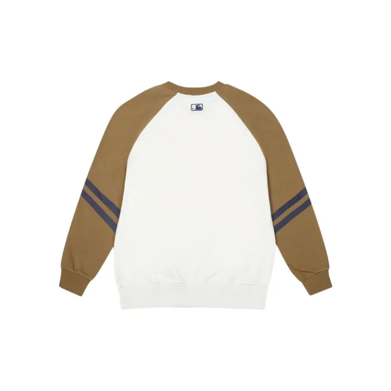 MLB New York Yankees Sweatshirt Unisex Beige Yellow-1
