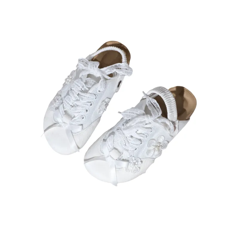 EYGPAP Rubber Sole Abrasion Resistant Slip Resistant Closed Toe Slippers Women's-6