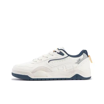 361° Style Burning 4 Wear Resistant Slip Resistant Low Top Skateboard Shoes Men's White Blue