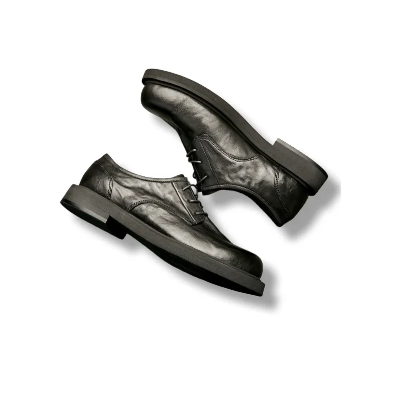 Brounvanm Men's Casual Shoes Men Low Top Black-3