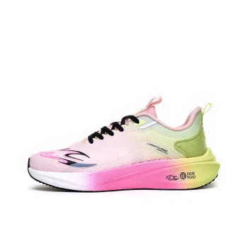 AVJV Running Shoes Men Low Top Green, Pink, White