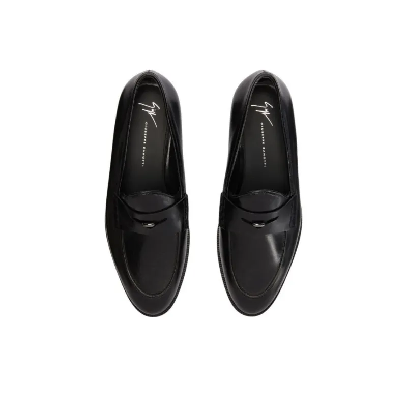 Giuseppe Zanotti Archiel Penny slot Leather Loafers-3