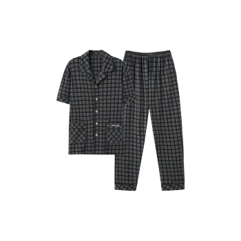 Mulong Family Pajama Set Men's Heather Gray