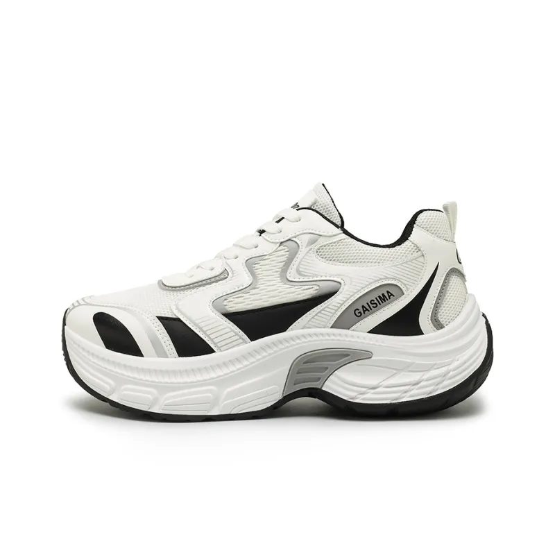 GAISIMA Breathable Height Increasing Low Top Chunky Sneakers Men's-6