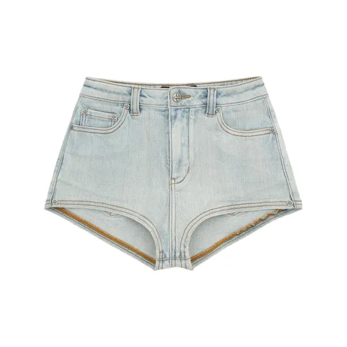 SMFK Denim Shorts Women's Sky Blue