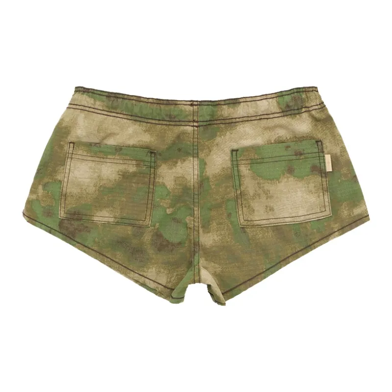 SMFK Casual Shorts Women's Thermal Camouflage-1