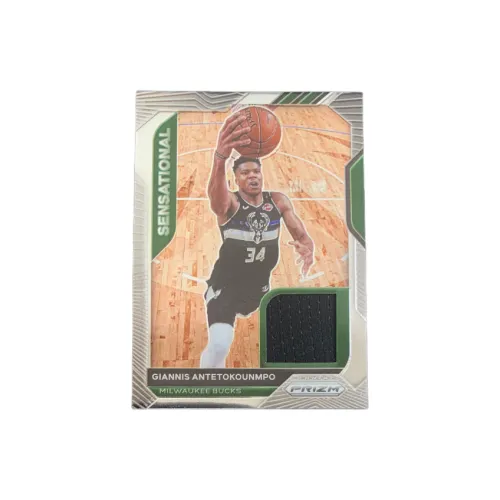 PANINI 2020 21 Prizm Jersey Letter Bro Antetokounmpo Bucks Game Used Jersey Star Card Access Pass Sports Cards 1 Pc