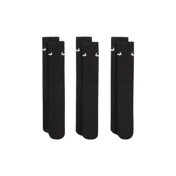 Nike Mid Calf Socks Unisex 3 Pack Black/White