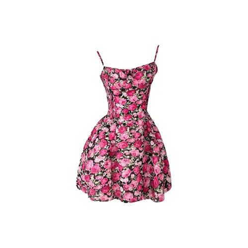 COVT Slip Dresses Women's Pink Rose