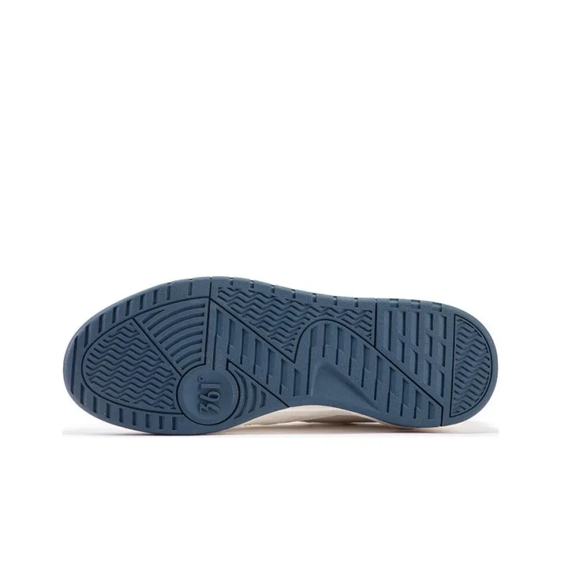 361° Style Burning 4 Wear Resistant Slip Resistant Low Top Skateboard Shoes Men's White Blue-4
