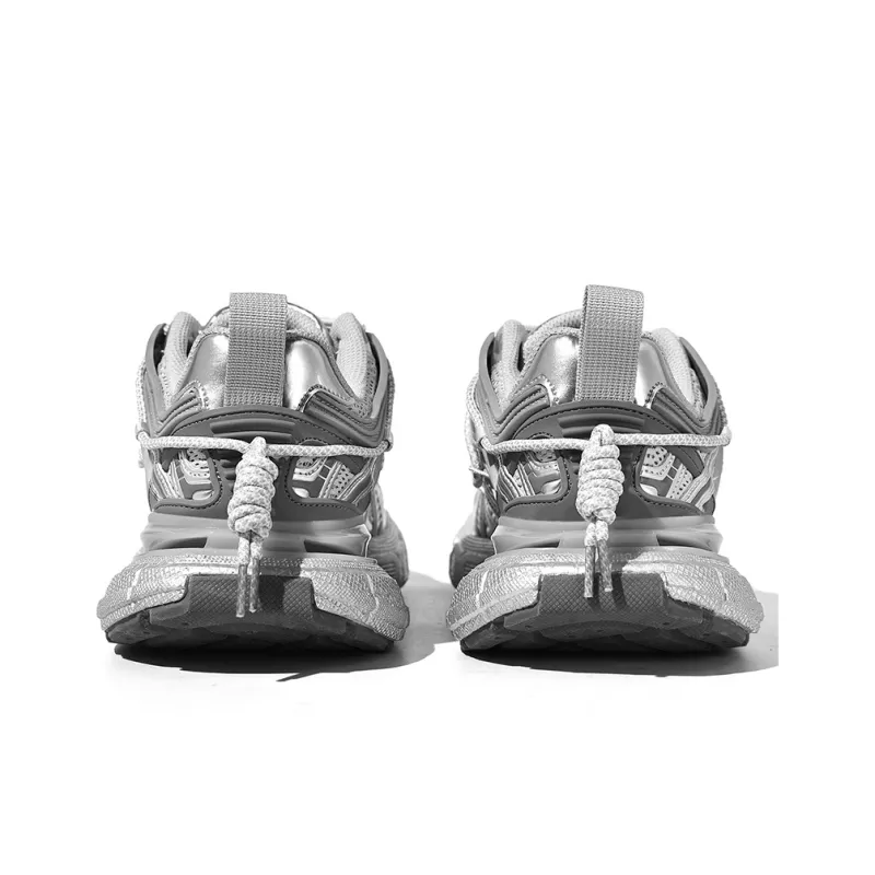 Masongarments Cage Series Abrasion Resistant, Breathable, Lightweight, Height Increasing Low Top Chunky Sneakers Unisex-30