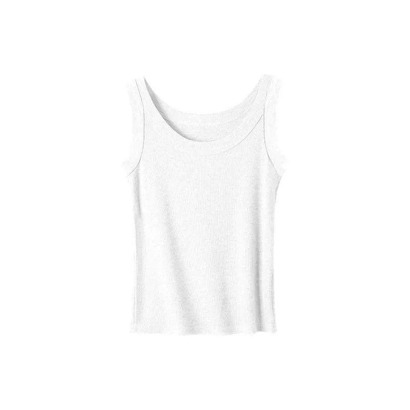 Flowers In Water Tank Top Women's White-0