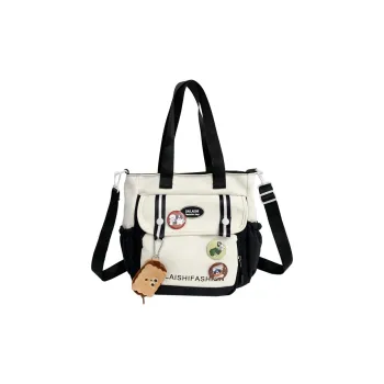 KAMLUI Nylon Handbag Regular Unisex Black/Red/Khaki/Blue