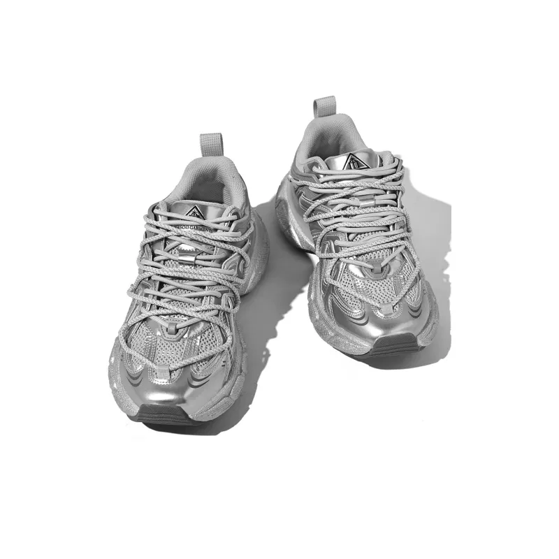 Masongarments Cage Series Abrasion Resistant, Breathable, Lightweight, Height Increasing Low Top Chunky Sneakers Unisex-29