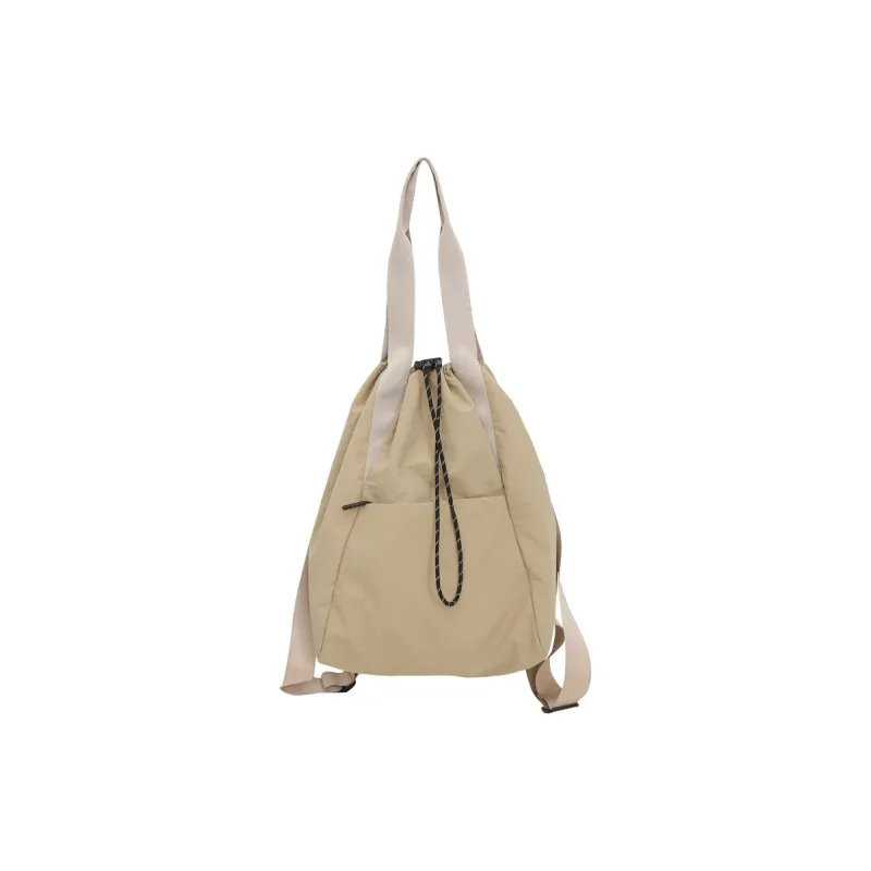 GEERDUN Nylon Backpack Unisex Black/White/Khaki/Green-3