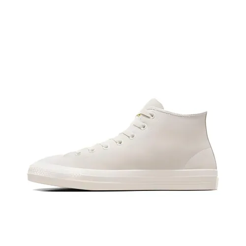 Converse Chuck Taylor All Star Slip Resistant, Abrasion Resistant Cushioning Mid Top Canvas Sage Unisex White
