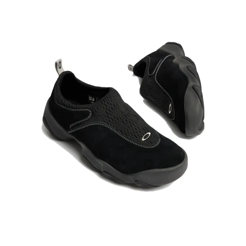 Oakley Factory Team Anti-Slip Wear-Resistant Low-Top Casual Shoes Men's Black-2