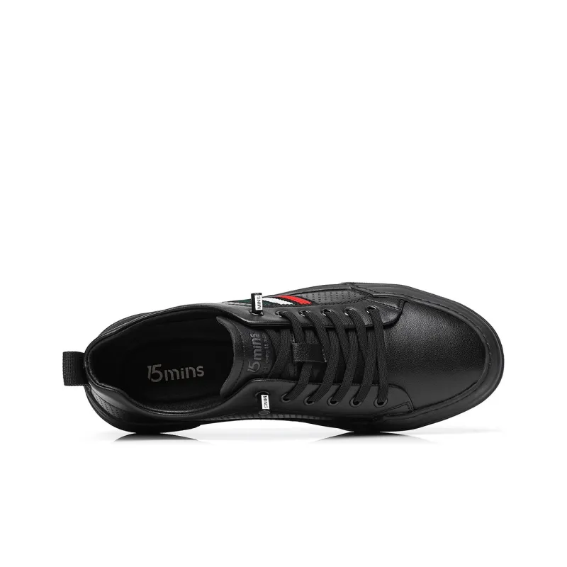 15 MINS Casual Shoes Men Low Top Black/White-2