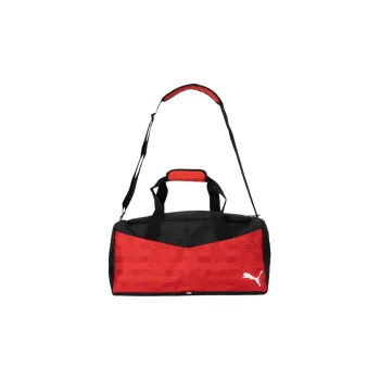 PUMA Fabric Handbags Travel Bags Regular Unisex Black & Red
