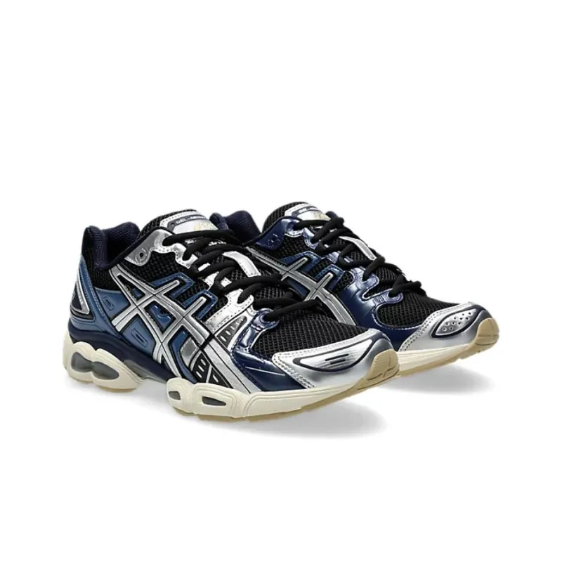 Asics Gel Nimbus 9 Black Pure Silver Blue-2