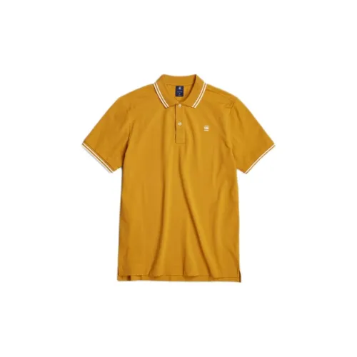 G-STAR RAW Polo Shirts Men Yellow