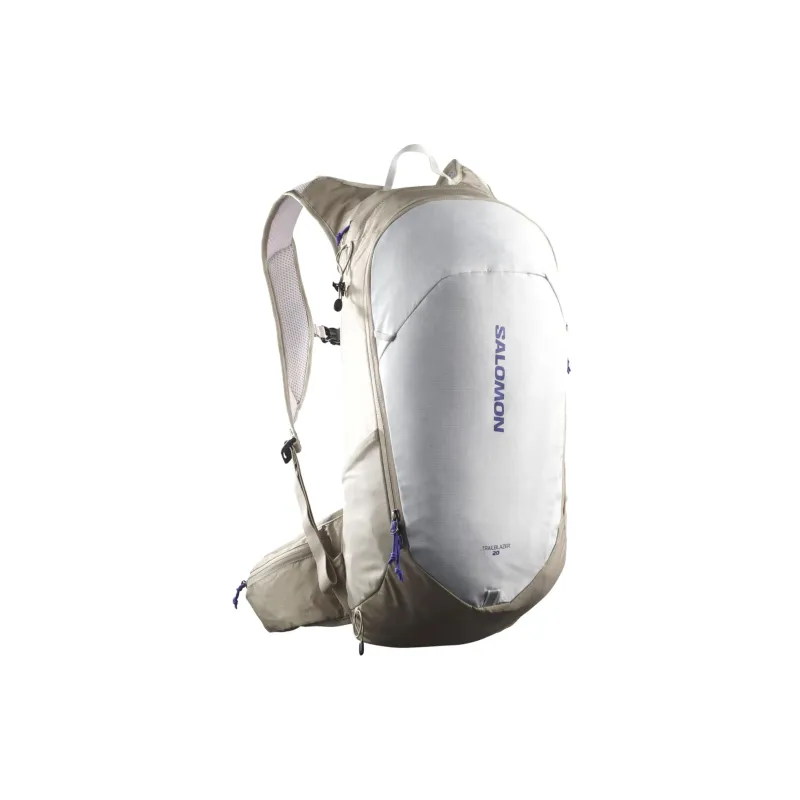 SALOMON 20L Mountaineering Double Shoulder Outdoor Bag Backpack Polyester Glacier Gray Unisex-0