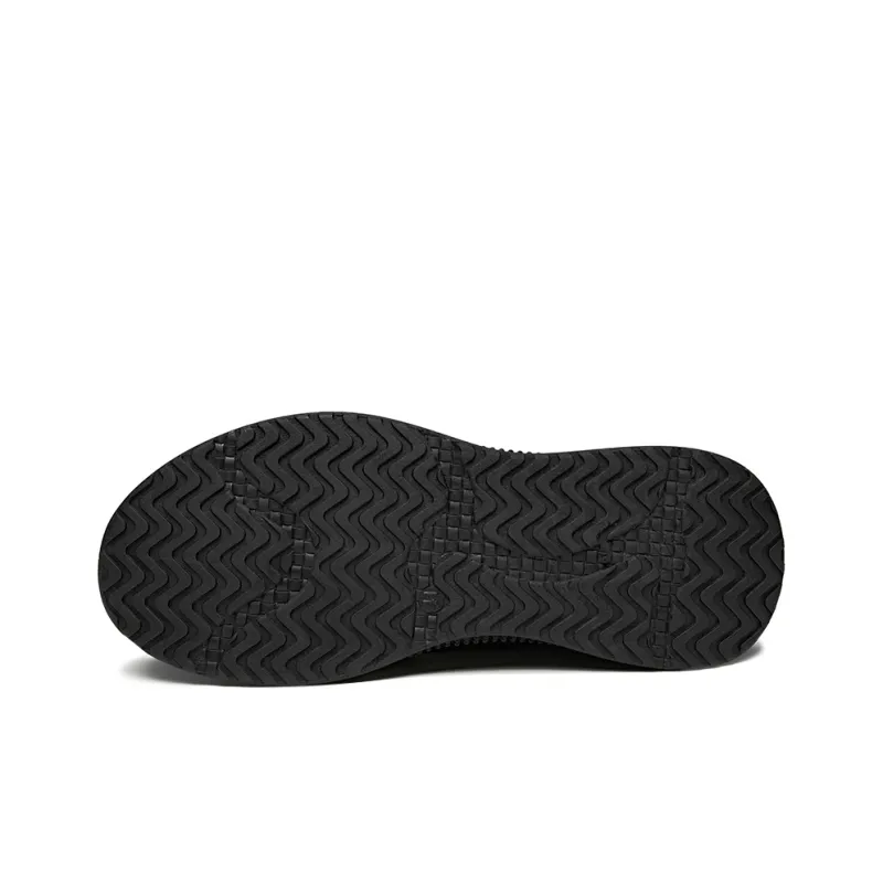 MEXICAN Anti Slip Wear Resistant Low Top Skateboard Shoes Men's Black-5