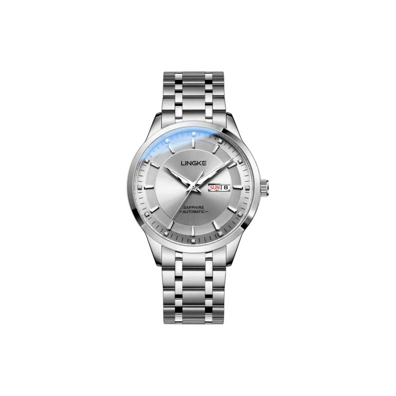 LINGKE Automatic Mechanical Movement Watch Men's Watches Gray Dial-7
