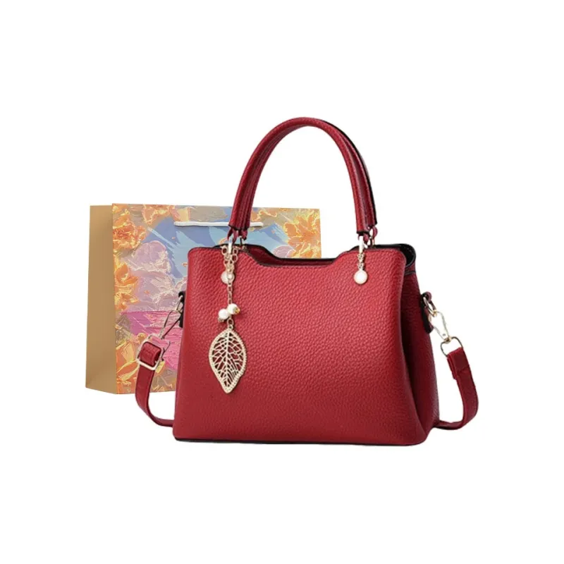 BRINCH PU Shoulder Bag Regular Women's Black/Gray/Ecru/Khaki/Burgundy/Pink-10