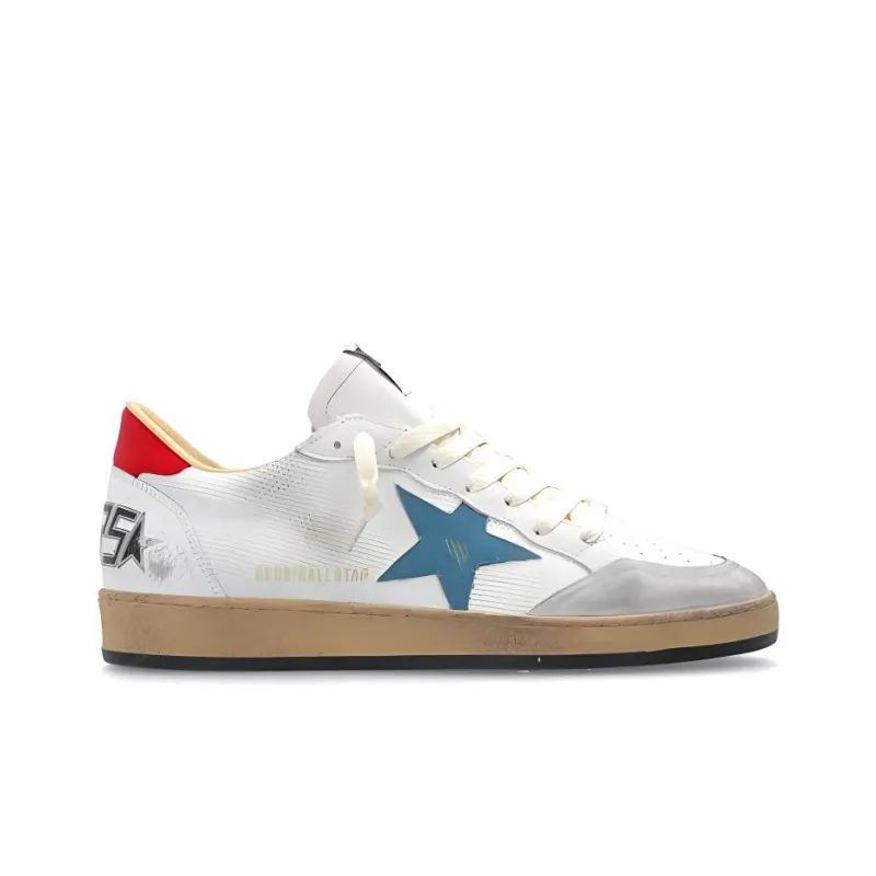 Golden Goose Ball Star Skateboard Shoes Men's Blue-1