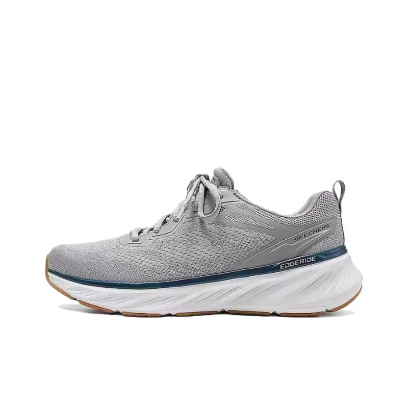 Skechers Sport Anti Slip Wear Resistant Breathable Supportive Rebound Low Top Casual Shoes Men's Gray-0