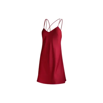 Flowers In Water Nightgown Women's Burgundy