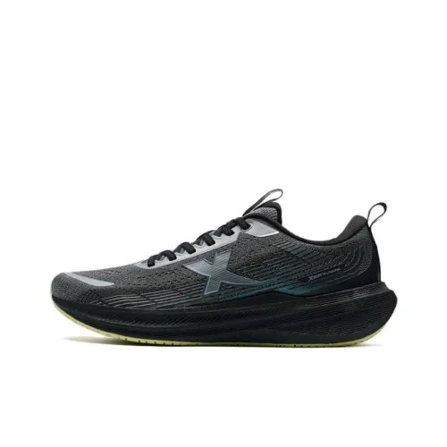 XTEP Shock Absorbers Rebound Low Top Running Shoes Men's Black Gray