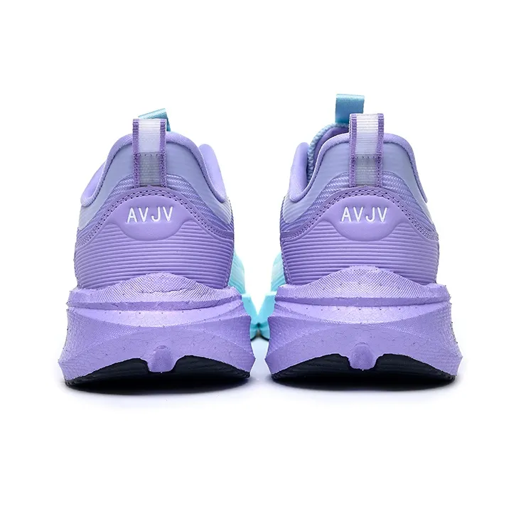 AVJV Running Shoes Men Low Top Purple, Light Blue-4
