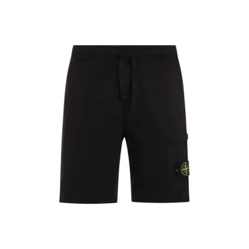 STONE ISLAND Casual Shorts Men Black