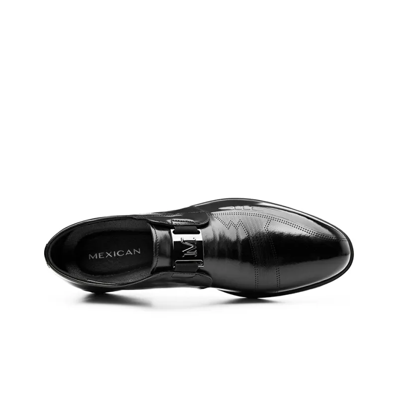 MEXICAN Dress Shoes Men's Black-3