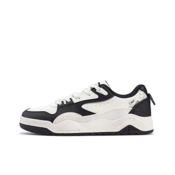 361° Style Burning 4 Wear Resistant Slip Resistant Low Top Skateboard Shoes Men's White Black