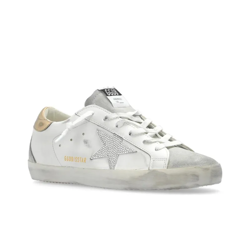 Golden Goose Super Star Low Top Skateboard Shoes Women's White-2