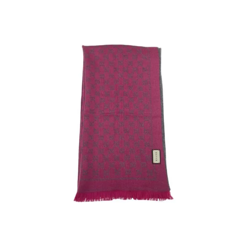 GUCCI Knit Scarves Women's Purple-0