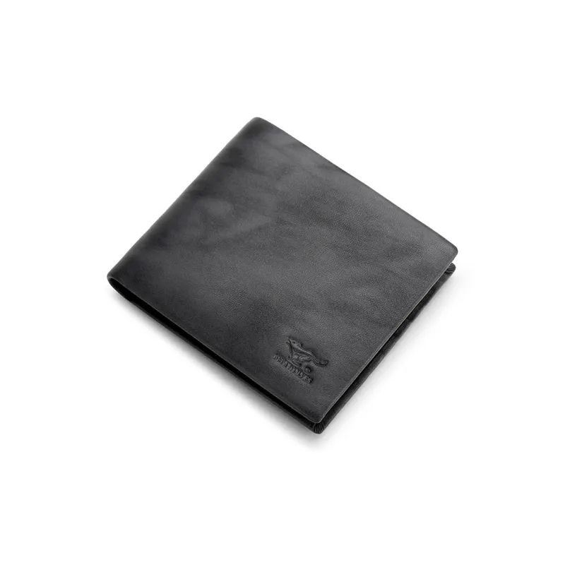 SEPTWOLVES Top Grain Cow Leather Wallet Men's Black-11