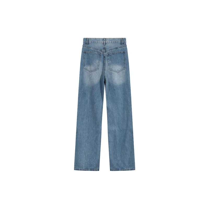 AHDO Jeans Women's Washed Blue-1