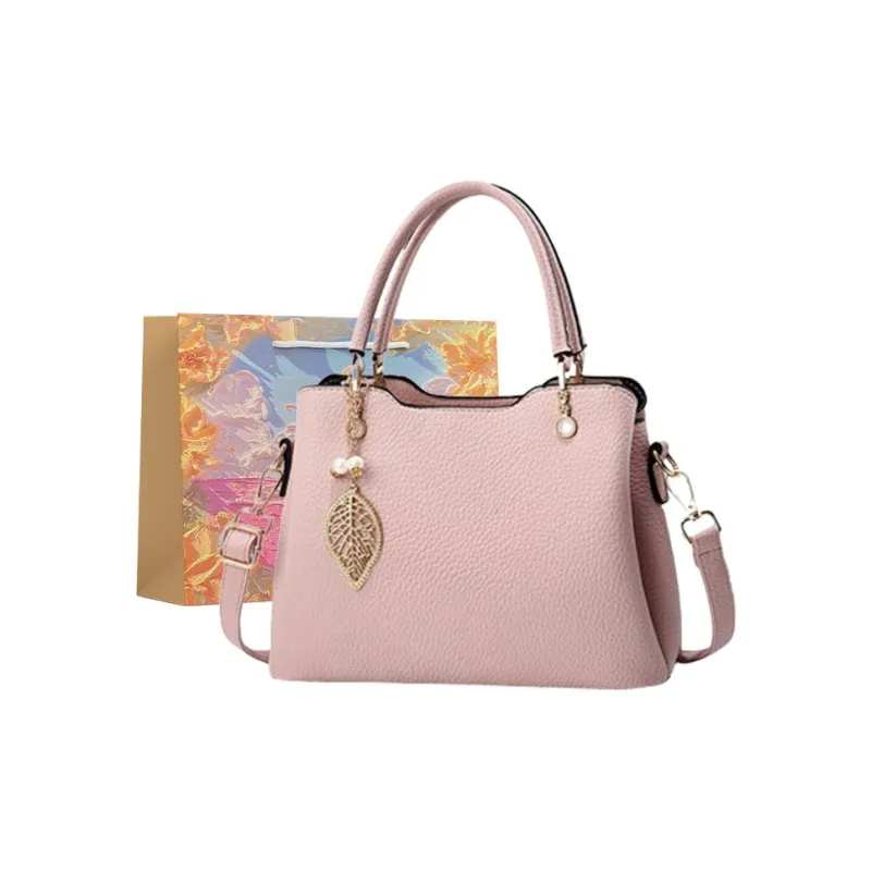 BRINCH PU Shoulder Bag Regular Women's Black/Gray/Ecru/Khaki/Burgundy/Pink-11