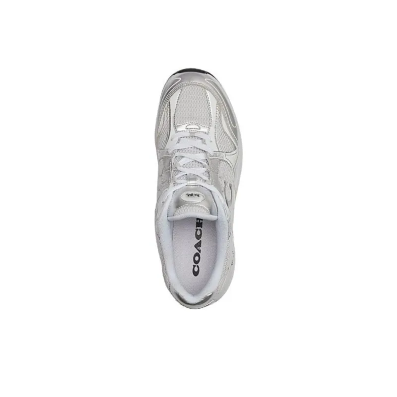 COACH C301 Low Top Casual Shoes Unisex Bright White-3