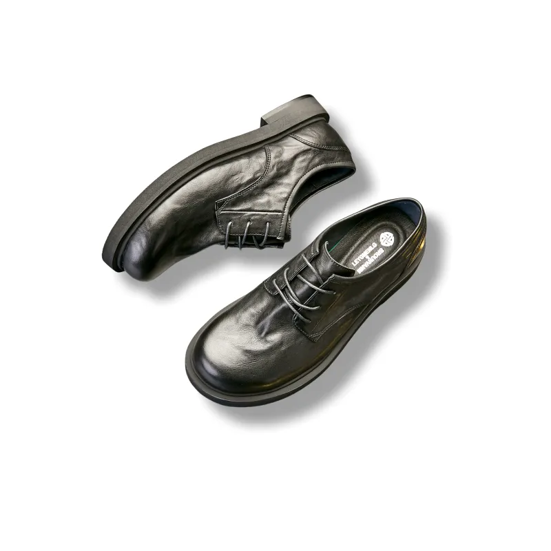 Brounvanm Men's Casual Shoes Men Low Top Black-4