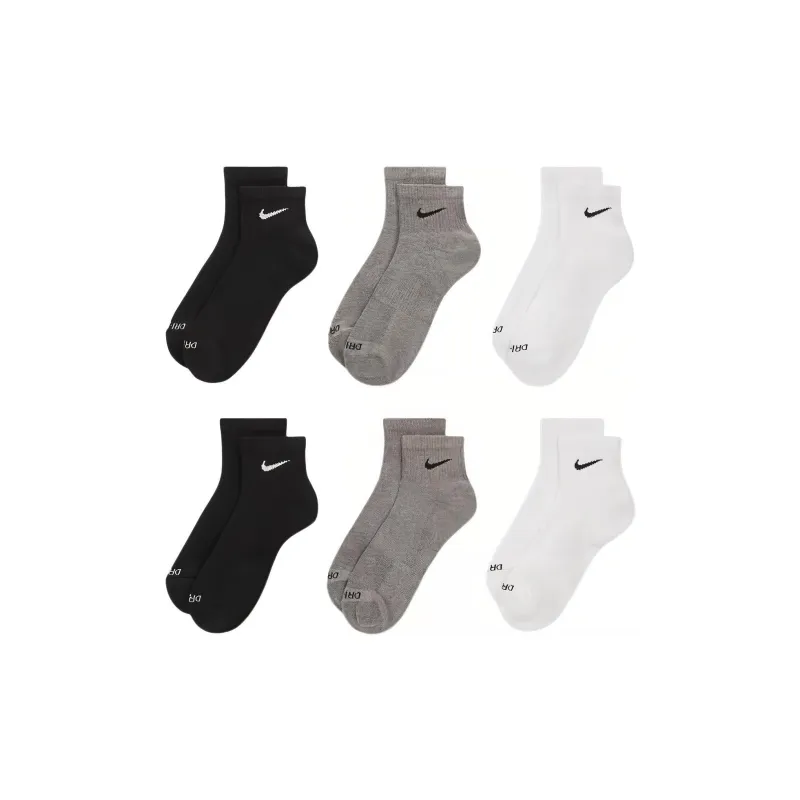 Nike Mid Calf Socks Unisex 6 Pack-0